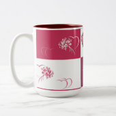 Happy Moederdag Tweekleurige Koffiemok (Links)