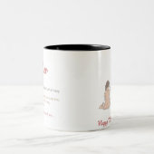 Happy Moederdag Tweekleurige Koffiemok (Center)