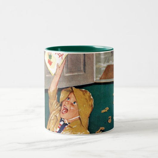 Happy Moederdag Tweekleurige Koffiemok (Center)