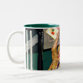 Happy Moederdag Tweekleurige Koffiemok (Links)