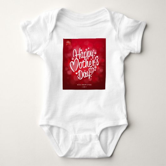 Happy Moederdag Typography-23534 Romper (Voorkant)