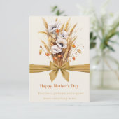 Happy Moederdag Ukraine-stijl Bedankkaart (Staand voorkant)