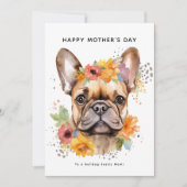 Happy Moederdag van de hond | Franse Bulldog (Voorkant)