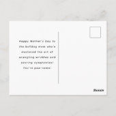 Happy Moederdag van de hond | Franse Bulldog Briefkaart (Achterkant)