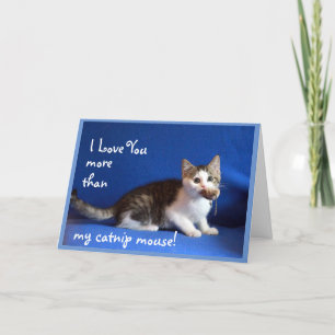 Happy Moederdag van de kat Kaart