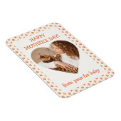 Happy Moederdag van Fur Baby Pet Foto Magneet (Rechterzijde)