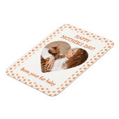 Happy Moederdag van Fur Baby Pet Foto Magneet (Linkerzijde)