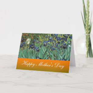 Happy Moederdag, Van Gogh, Irises Kaart