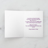 Happy Moederdag - van je beste vriend! Kaart (Binnen)