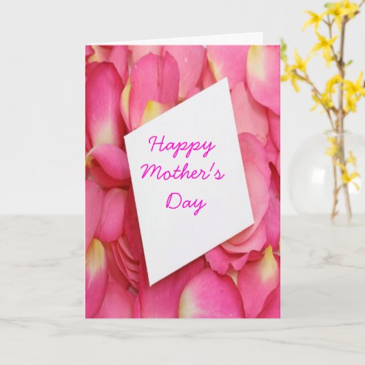 Happy Moederdag, van papa Kaart (Gele Bloem)