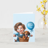 Happy Moederdag van Son Kaart (Gele Bloem)