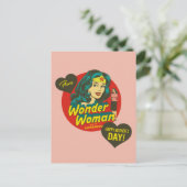 Happy Moederdag van Wonder Woman Uitnodiging Briefkaart (Staand voorkant)