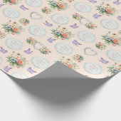 Happy Moederdag Vanille Cream Cadeaupapier (Hoek)