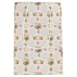 Happy Moederdag Vanille Cream Medium Cadeauzakje