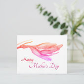 Happy Moederdag | Verjaardag Bluebell Briefkaart (Staand voorkant)