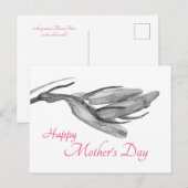 Happy Moederdag | Verjaardag Bluebell Briefkaart (Voorkant / Achterkant)