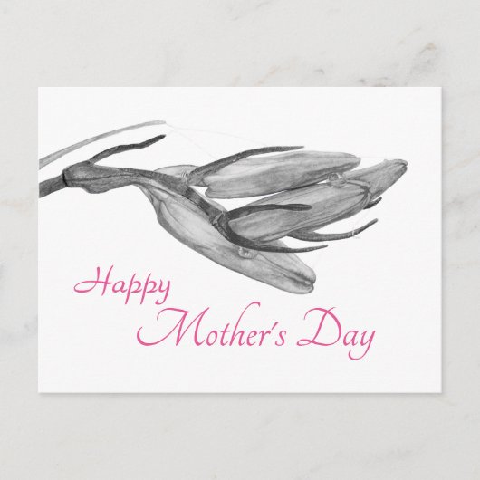 Happy Moederdag | Verjaardag Bluebell Briefkaart (Voorkant)