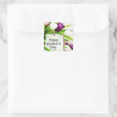 Happy Moederdag Vierkante Sticker (Tas)