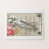  Happy Moederdag Violin Music met Rozen Legpuzzel (Horizontaal)