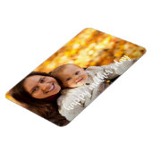 Happy Moederdag Voeg je eigen fotosjabloon toe Magneet (Linkerzijde)