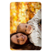 Happy Moederdag Voeg je eigen fotosjabloon toe Magneet (Verticaal)