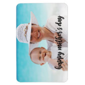 Happy Moederdag Voeg je eigen fotosjabloon toe Magneet (Verticaal)