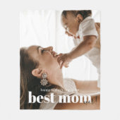 Happy Moederdag voor de beste Mam-ooit foto Fleece Deken (Voorkant)