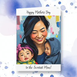 Happy Moederdag voor de liefste mama Kaart
