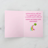 Happy Moederdag voor grootmoeder Kaart (Binnen)