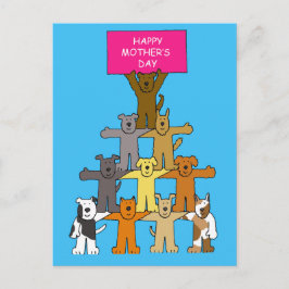Happy Moederdag voor Hondenliefhebber Briefkaart