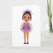 Happy Moederdag voor mama en kleurrijke retro gal Kaart (Voorkant)