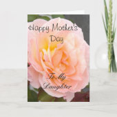 Happy Moederdag voor mijn dochter Kaart (Voorkant)