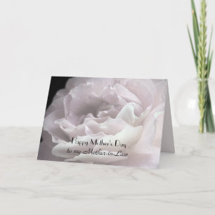 Happy Moederdag voor schoonmoeder, Roos Petals Kaart