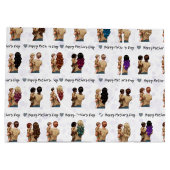 Happy Moederdag Waterverf afdrukken Grote Cadeaus Groot Cadeauzakje (Achterkant)