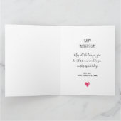 "Happy Moederdag"-Waterverf Bloedzool Kaart (Binnen)