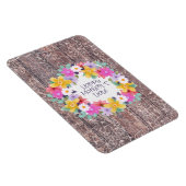 Happy Moederdag Waterverf Flowers Wreate Magneet (Rechterzijde)