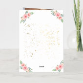 Happy Moederdag Waterverf Gold Modern foto Folie Feestdagenkaart (Achterkant)