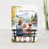 Happy Moederdag | Waterverf Kaart (Voorkant)