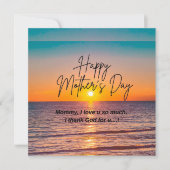 Happy Moederdag Wenskaart Feestdagenkaart (Voorkant)