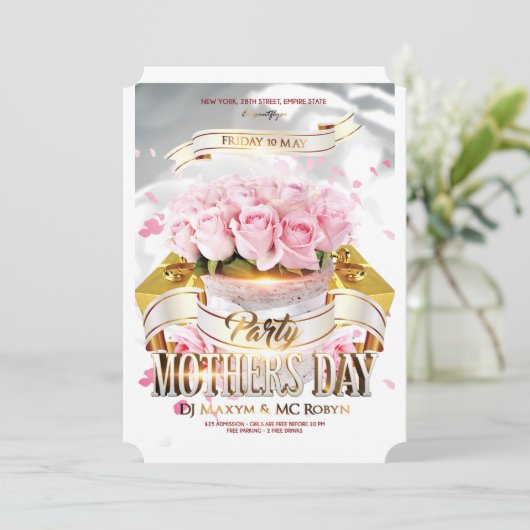 Happy Moederdag wenskaart Kaart (Staand voorkant)