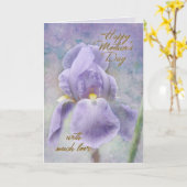 Happy Moederdag Wenskaart Kaart (Gele Bloem)