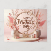 Happy Moederdag Wenskaarten Briefkaart (Voorkant)