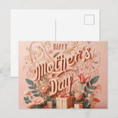 Happy Moederdag Wenskaarten Briefkaart (Voorkant / Achterkant)