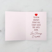 Happy Moederdag Whimsical Art Kaart (Binnen)