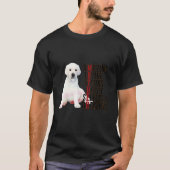 Happy Moederdag White Labrador Dog mama Dog Moth T-shirt (Voorkant)