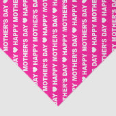 Happy Moederdag White op papier met warmroze tefst (Detail)