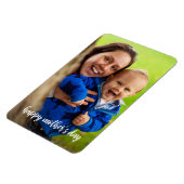 Happy Moederdag White Script fotosjabloon Magneet (Linkerzijde)