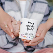 Happy Moederdag Wildflowers Vlinders Koffiemok