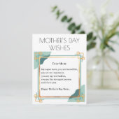 HAPPY MOEDERDAG WISHESE VOOR MIJN SUPPER MOM KAART (Staand voorkant)