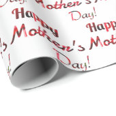 Happy Moederdag Wrapping Paper Cadeaupapier (Rol Hoek)
